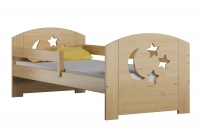 Postel dětská dřevěná Stars - Moon DP 021 Certifikát postel do chlapce