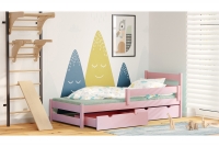 Dětská dřevěná postel Ola postel dla przedszkolaka