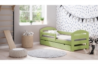 Drevená detská posteľ Wiola II Zelené Posteľ dziciece