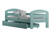Dřevěná dětská postel Wiola postel s nohami