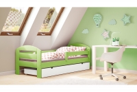 Dřevěná dětská postel Wiola Zeloné postel