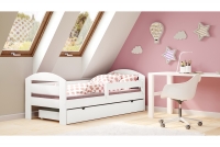 Dřevěná dětská postel Wiola biale Dětská postel