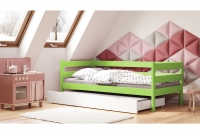 Dětská dřevěná postel výsuvná Ola II Zeloné postel
