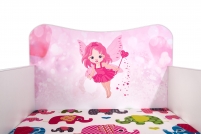 Dětská postel Happy Fairy - Bílý / Růžová postel dzieciece happy fairy - Bílý / Růžová