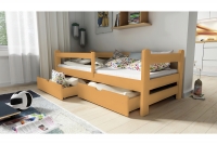 Detská posteľ prízemná Alis DP 018 Certyfikat oranžový Posteľ dziciece
