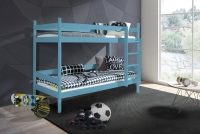 postel dzieciece patrová  Fabrio - Modrý, 80 x 180 cm  - Výprodej Łóżko dziecięce piętrowe Fabrio 