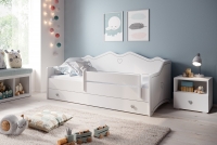 Detská posteľ Lily 80x160 - Biela Posteľ v bielom farebnom prevedení 