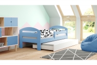 Detská posteľ s výsuvným lôžkom Wiola Modré Posteľ so zásuvkou