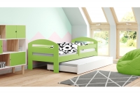 Detská posteľ s výsuvným lôžkom Wiola Zelené Detská posteľ