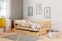 Dětská postel se zásuvkou Marinella 80x160 - Borovice postel dětské z szuflada marinella 80x160 - Borovice