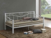 Jednolôžková posteľ Kenia 90x200 - biela Jednolôžková posteľ Kenia