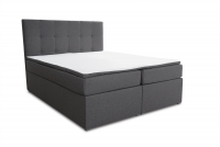 Boxspring posteľ Nerino 160x200 - výpredaj šedá posteľ do  spálňa  