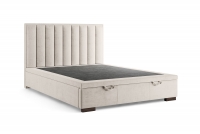 Boxspring posteľ Misel 140x200 S vnútorným úložným priestorom- jasno béžový zamat Magic Velvet 2201 / nožičky Venge Boxspring posteľ Misel 140x200 S vnútorným úložným priestorom- jasno béžový zamat Magic Velvet 2201 / nožičky Venge