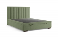 Boxspring posteľ Misel 140x200 S vnútorným úložným priestorom- zielny zamat Magic Velvet 2243 / nožičky Venge Boxspring posteľ Misel 140x200 S vnútorným úložným priestorom- zielny zamat Magic Velvet 2243 / nožičky Venge