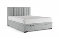 Boxspring posteľ Misel 160x200 S vnútorným úložným priestorom- šedý zamat Magic Velvet 2240 / nožičky Venge Boxspring posteľ Misel 160x200 S vnútorným úložným priestorom- šedý zamat Magic Velvet 2240 / nožičky Venge