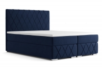 Boxspring posteľ s úložnými priestormi Feba 140x200 námornícka modráowe Posteľ do spálne 