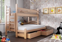 Poschodová posteľ Ania Maxi 90 x 200 Certifikát Posteľ poschodová detská