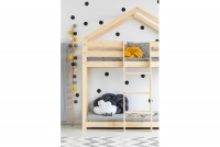 Dětská patrová postel domeček s žebříkem uprostřed Hania postel z drabinka 