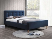 Čalúnená posteľ Pinko 160x200 - námornícka modrá Čalúnená posteľ Pinko 