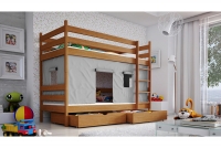 Postel patrová Revio PP 011 Certifikát postel pietrowe w barevným odstínu olchy 