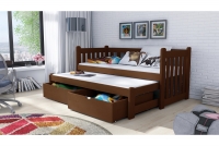 Detská posteľ Swen s výsuvným lôžkom DPV 002 Certifikát Posteľ poschodová s výsuvným lôžkom