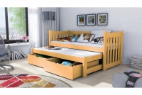 Detská posteľ Swen s výsuvným lôžkom DPV 002 Certifikát Posteľ dla rodzenstwa