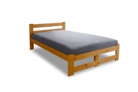 Drevená posteľ do spálne 120x200 Garifik E3  Posteľ drevená w farbe olchy 