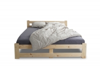 Posteľ do spálne drewniane 160x200 Garifik E3 - Farba Jelša  - Výpredaj posteľ do spálne dwuosobowe 