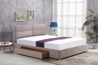 Čalouněná postel Merida 160x200 - béžová postel čalouněné merida 160x200 - béžový