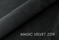 Postel čalouněné Misel 140x200 - černá samet Magic Velvet 2219 / Nohy černá  Postel čalouněné Misel 140x200 - černá samet Magic Velvet 2219 / Nohy černá 