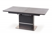 MARTIN Rozkládací stôl Pracovná doska - tmavý popol, noha - Čierny MARTIN Rozkladací stôl Pracovná doska - tmavý popol, noha - Čierny