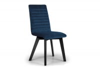 židle čalouněné Modern 2 na drewnianych nogach - granatowe Salvador 05 / černé Nohy granatowe židle n aczarnych nogach