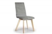 židle čalouněné Modern 2 na drewnianych nogach - šedý Salvador 17 / Nohy buk šedý židle na drewnianych nogach