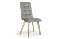 židle čalouněné Modern 4 na drewnianych nogach - šedý Salvador 17 / Nohy buk šedý židle pro jídelny