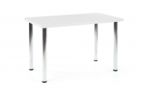 MODEX 120 asztal, asztallap - fehér, lábak - króm modex 120 stůl Barva Deska - Bílý, Nohy - Chromovaný