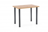 MODEX 2 90 asztal, asztallap színe - tölgy wotan, lábak - fekete modex 2 90 stůl Barva Deska - Dub wotan, Nohy - Fekete