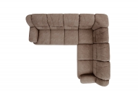 Canapea de colț Belluno L cu funcție de dormit  Dreaptă - maro Preston 21  Canapea de colț Belluno w ksztalcie litery L 