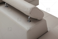 Kožená rohová sedacia súprava Basic praktyczny nábytok rozkládací 