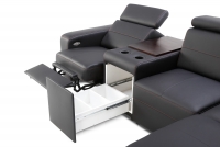 Rohová sedací souprava Basic Relax II - Kůže Rohová sedací souprava s úložným prostorem