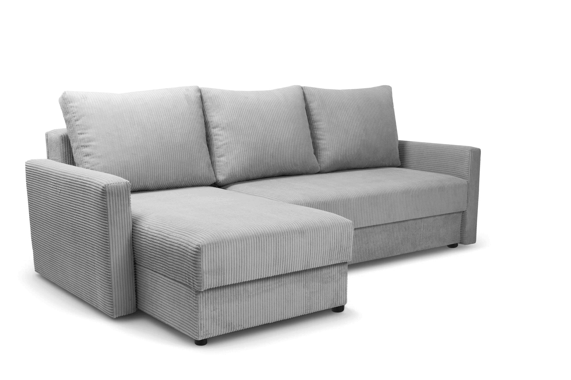 Rozkladacia rohová sedacia súprava Laveris univerzálna - sivý menčester Lincoln 86 Rohová sedacia súprava Laveris rozkladany uniwersalny prawo/Ľavá strana - šedý MENČESTER Lincoln 86