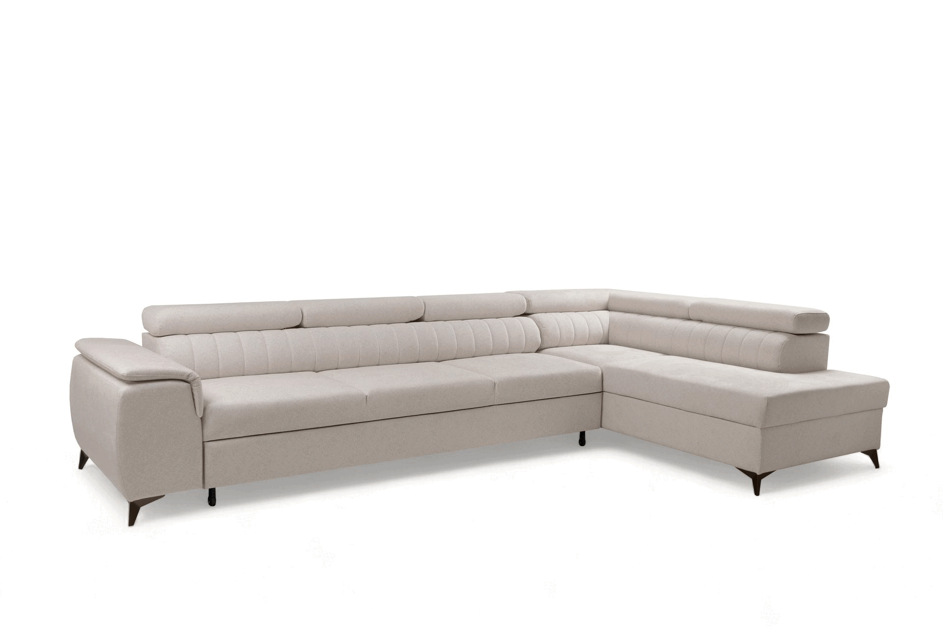 Rohová sedacia súprava Monrose Maxi s funkciou spania pravá - krémová pletenina Ado 1601 Rohová sedacia súprava Monrose Maxi s funkciou spánku pravá strana - kremowa plecionka Ado 1601 Halva