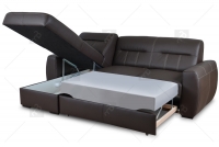 Kožená rohová sedacia súprava Maruti funkčný nábytok do obývačky