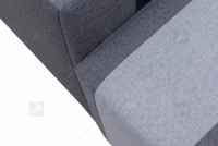 Rohová sedacia súprava podkowa z pufa Assan U Rohová sedacia súprava kvalitný materiál
