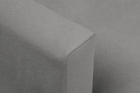 Canapea de colț Nylion extensibilă cu spațiu de depozitare - gri Gemma 85, Picioare negre Canapea de colț rozkladany cu spațiu de depozitare Nylion - gri plecionka Gemma 85, Picioare negru