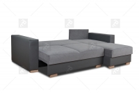 Rohová sedací souprava s funkcí spaní Shelf  model odpočinkový v moderní formě