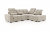 Set canapele de coltar cu scaun extensibil electric Magnelio L Set canapea de colț cu scaun moale și suprapuneri 