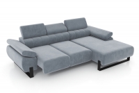 Set canapea de colț cu scaun extensibil electric Verica Mini kolekce Verica
