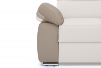 Rohová rozkladacia sedačka s nastaviteľnými podrúčkami Zoom BF-2,5F-E-1HT/BK Rohová sedacia súprava Zoom
