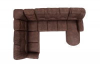 Canapea de colț Lonigo U pe partea stângă cu funcție de dormit  - Partea stângă Rohová sedací souprava ve tvaru U 