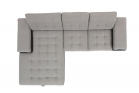 Canapea de colț Palermo Mini cu funcție de dormit  - Partea stângă Rohová sedací souprava s prošívaným sedadlem 